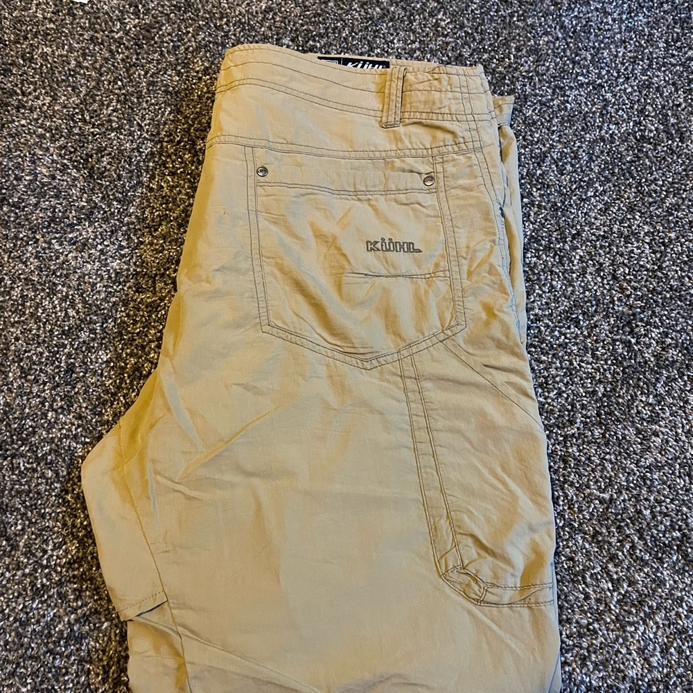 KUHL Mens 38x32 Tan Climbing Outdoors Hiking Pants